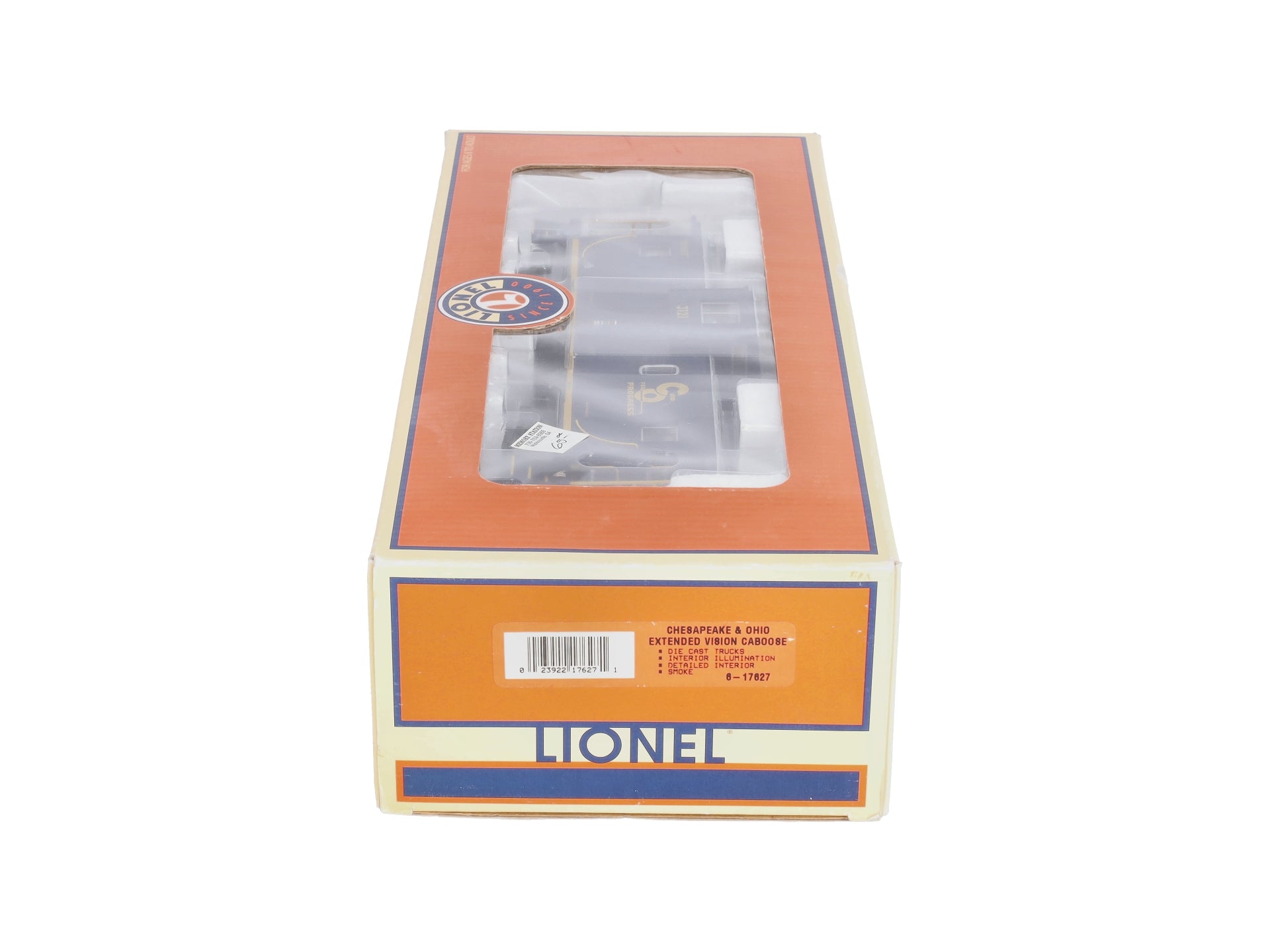 Lionel 6-17627 O Gauge Chesapeake & Ohio Extended Vision Caboose #3121 LN/Box