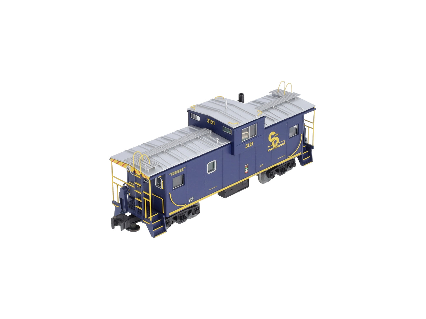 Lionel 6-17627 O Gauge Chesapeake & Ohio Extended Vision Caboose #3121 LN/Box