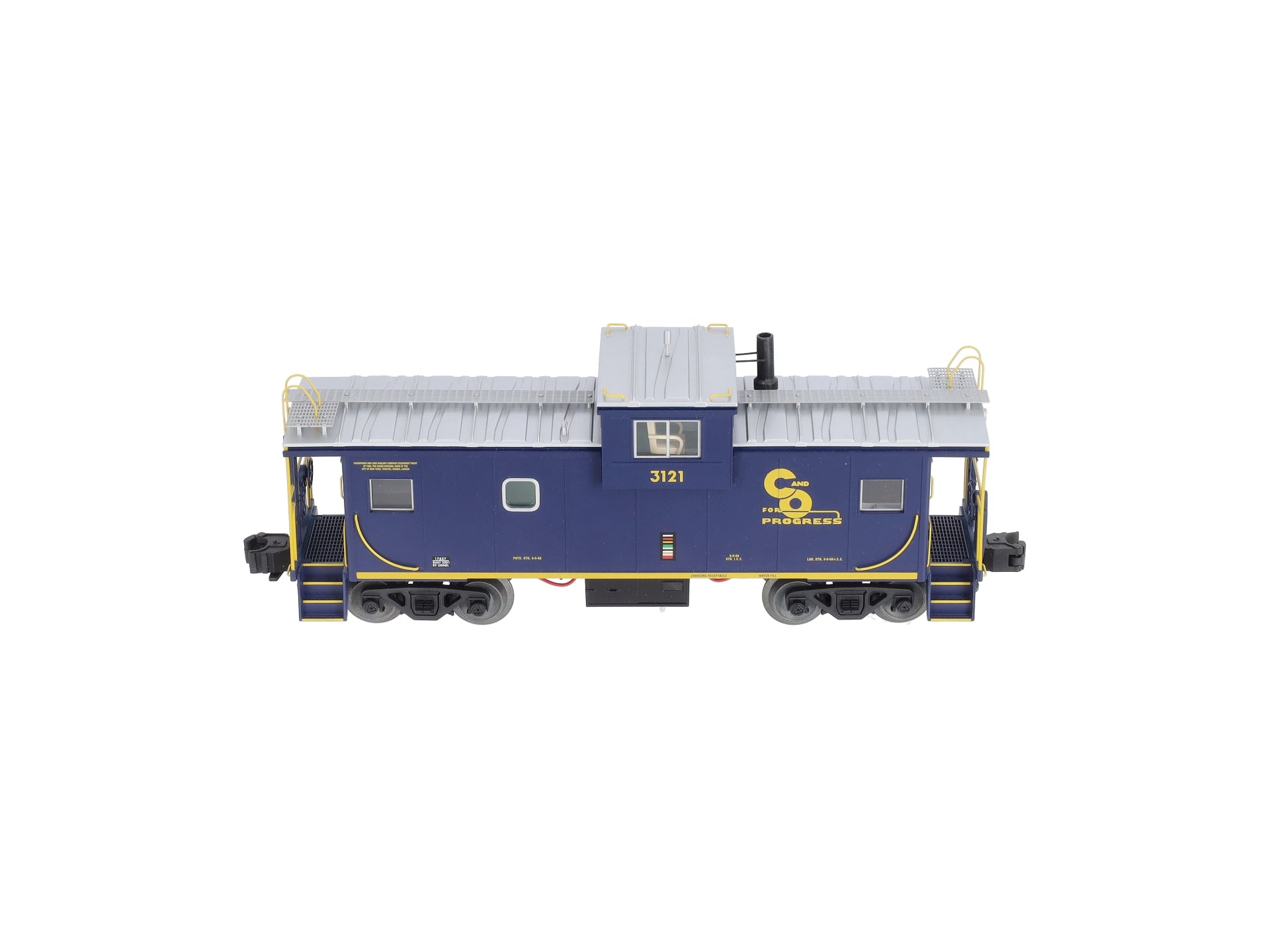 Lionel 6-17627 O Gauge Chesapeake & Ohio Extended Vision Caboose #3121 LN/Box