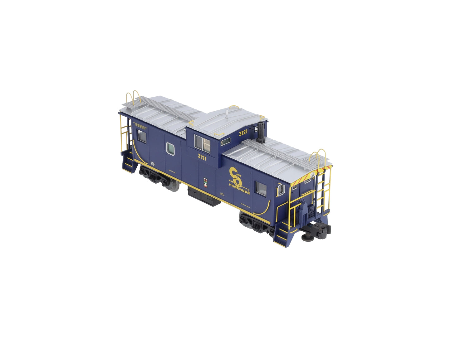 Lionel 6-17627 O Gauge Chesapeake & Ohio Extended Vision Caboose #3121 LN/Box