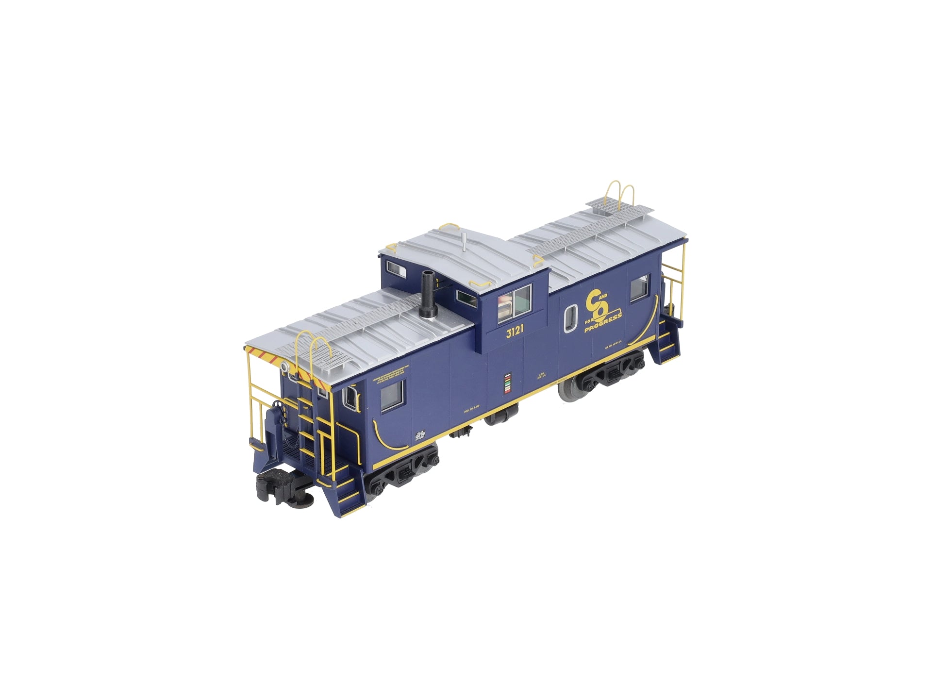 Lionel 6-17627 O Gauge Chesapeake & Ohio Extended Vision Caboose #3121 LN/Box