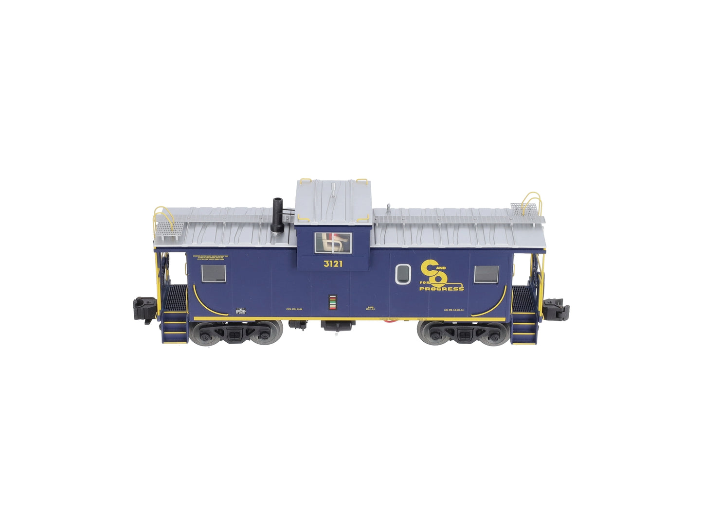 Lionel 6-17627 O Gauge Chesapeake & Ohio Extended Vision Caboose #3121 LN/Box