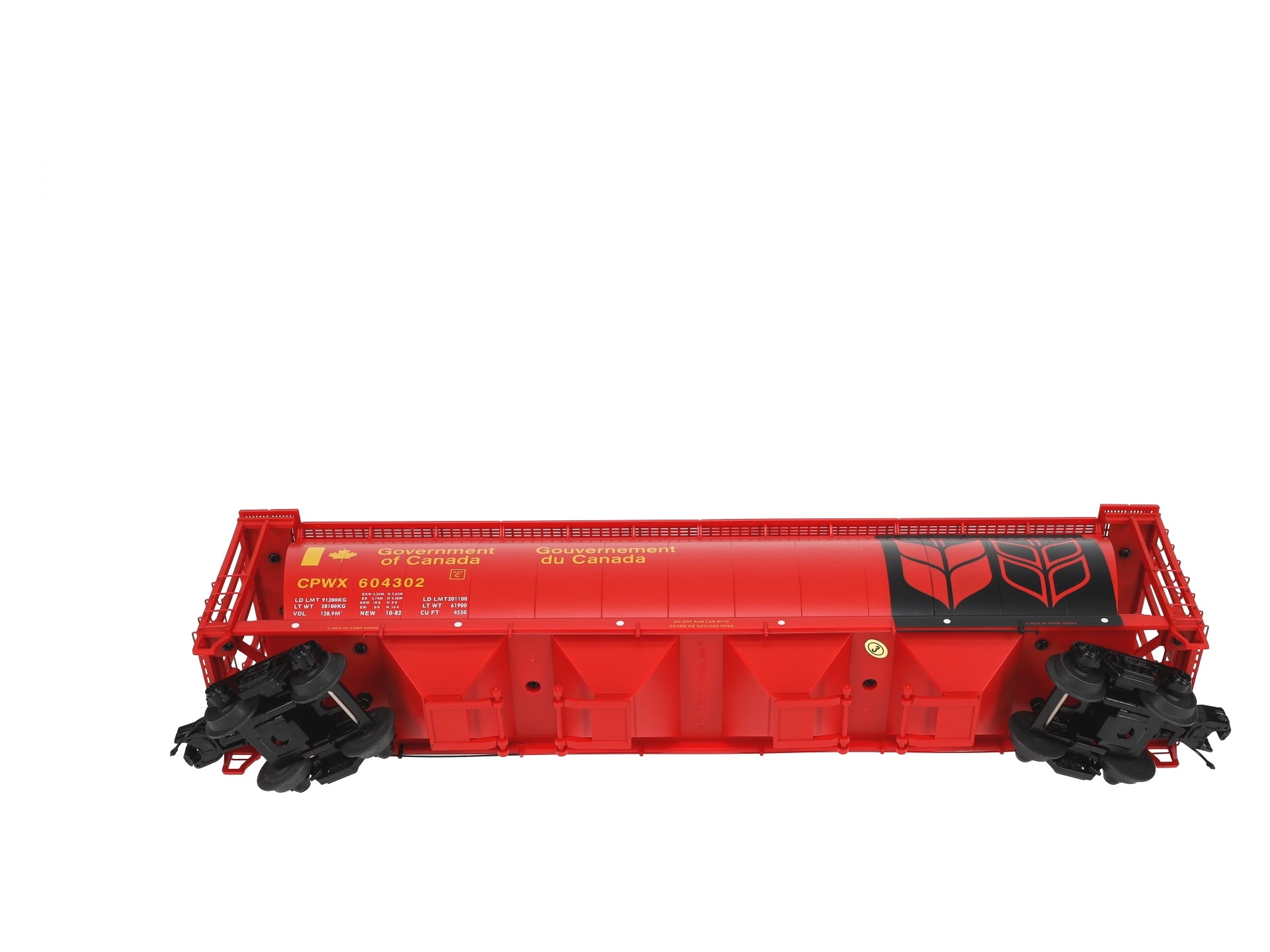 MTH 20-97922 O Canadian Wheat 100-Ton Covered Hopper Car #604302 LN/Box