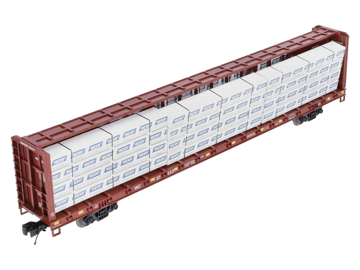 MTH 20-98777 Wisconsin Central Center Beam Flatcar w/Lumber Load #37111