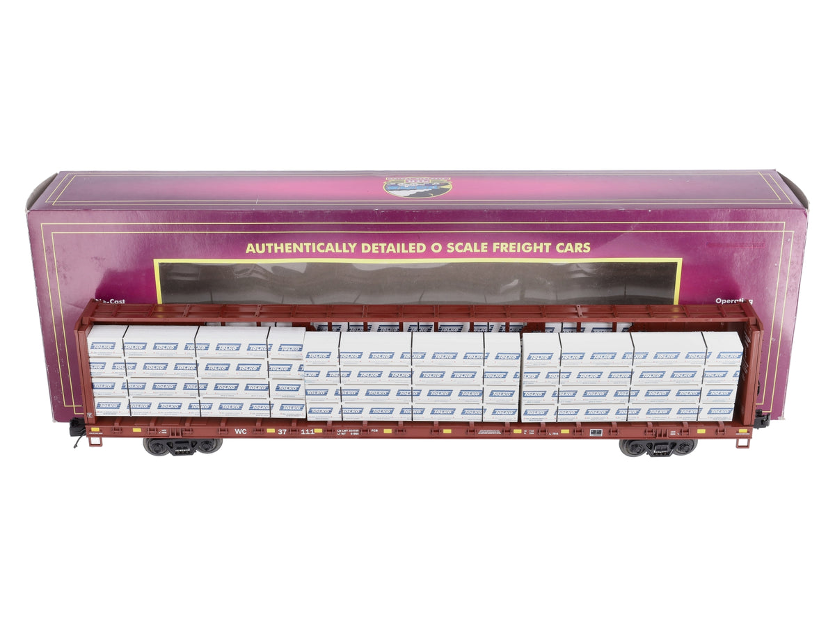 MTH 20-98777 Wisconsin Central Center Beam Flatcar w/Lumber Load #37111
