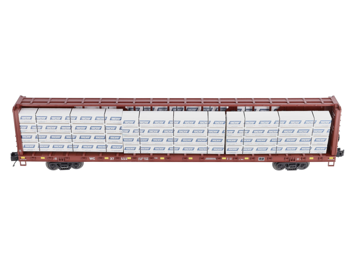 MTH 20-98777 Wisconsin Central Center Beam Flatcar w/Lumber Load #37111