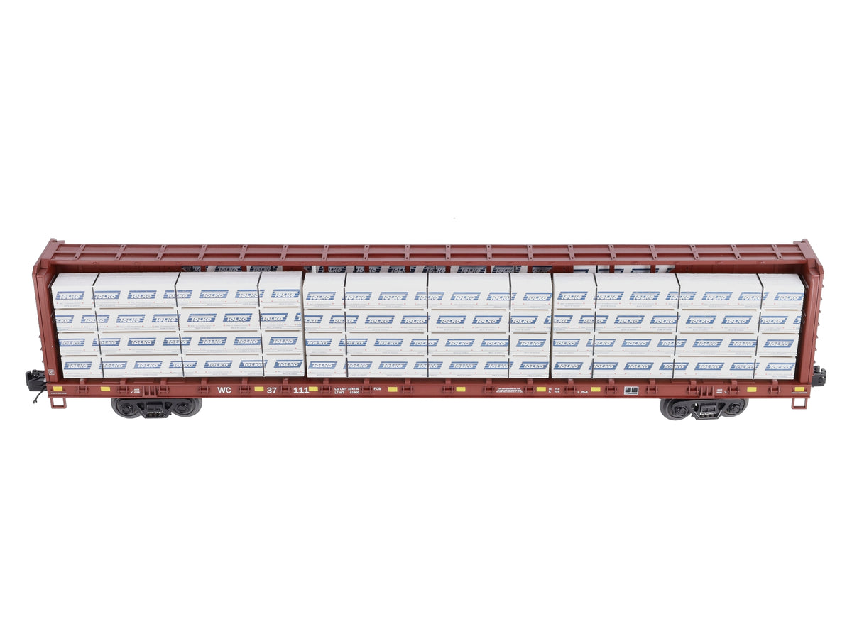 MTH 20-98777 Wisconsin Central Center Beam Flatcar w/Lumber Load #37111