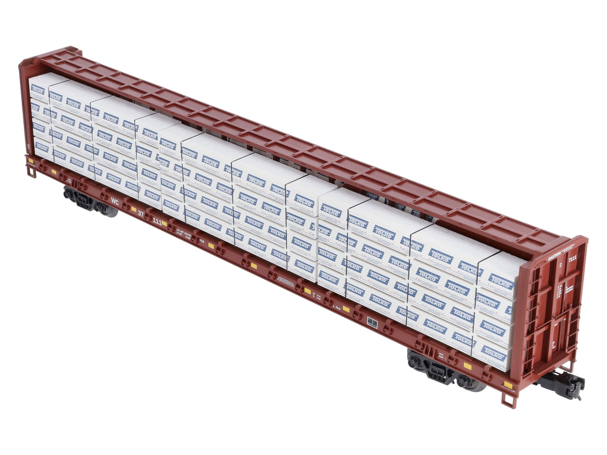 MTH 20-98777 Wisconsin Central Center Beam Flatcar w/Lumber Load #37111