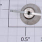 Lionel 1912-10 Standard Gauge Ornamental Nickel Bell with Yoke