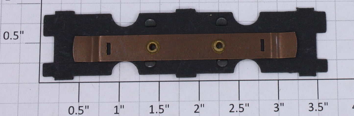 Lionel 616M-14 Fiber Plate Collector Assembly w Contact Spring & Nameplate