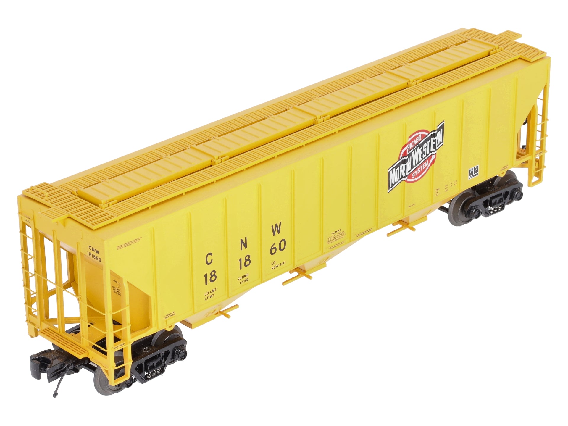 MTH 20-97196 O Gauge C&NW Ps-2CD High-Sided Hopper LN/Box