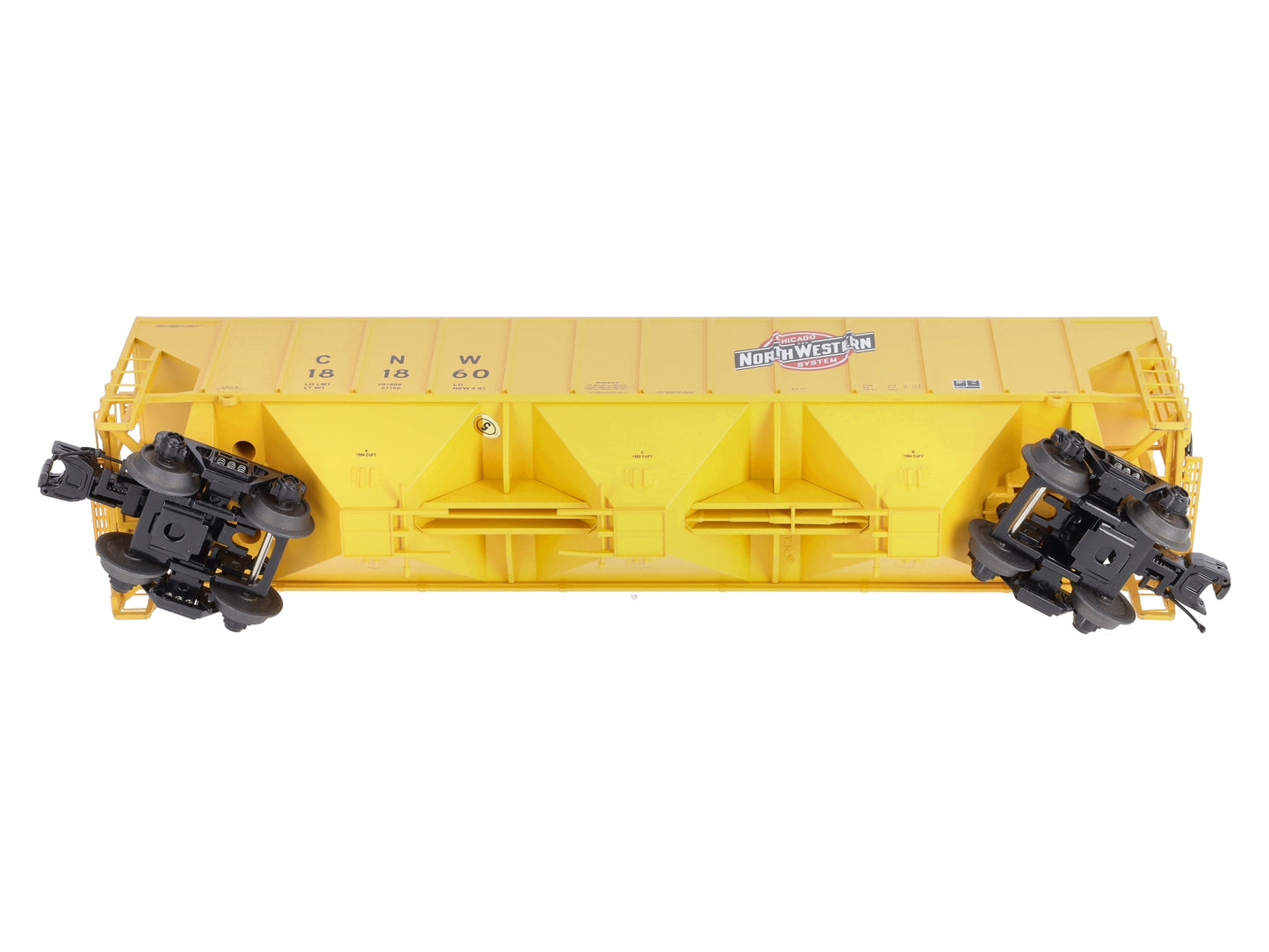 MTH 20-97196 O Gauge C&NW Ps-2CD High-Sided Hopper LN/Box