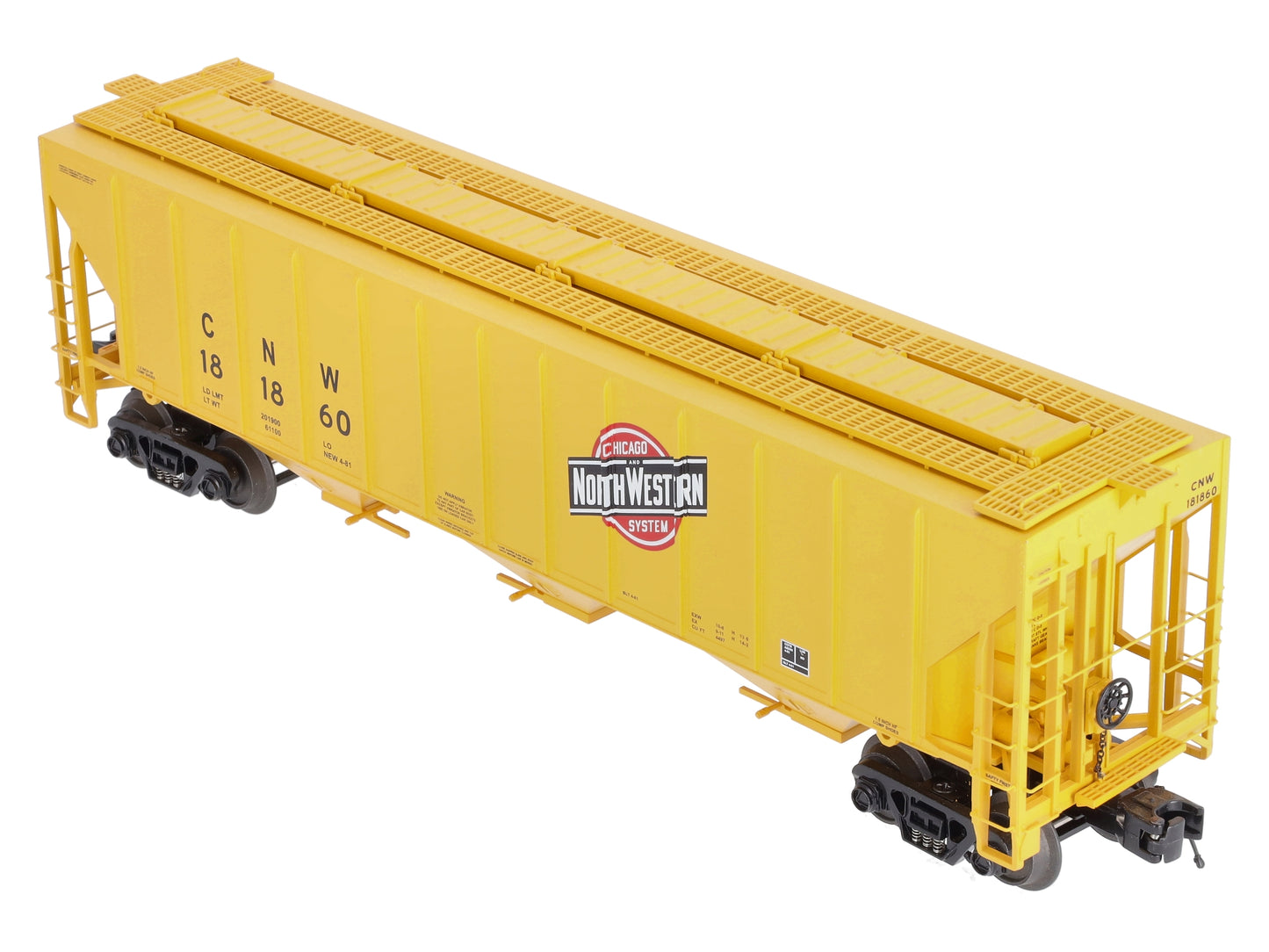 MTH 20-97196 O Gauge C&NW Ps-2CD High-Sided Hopper LN/Box