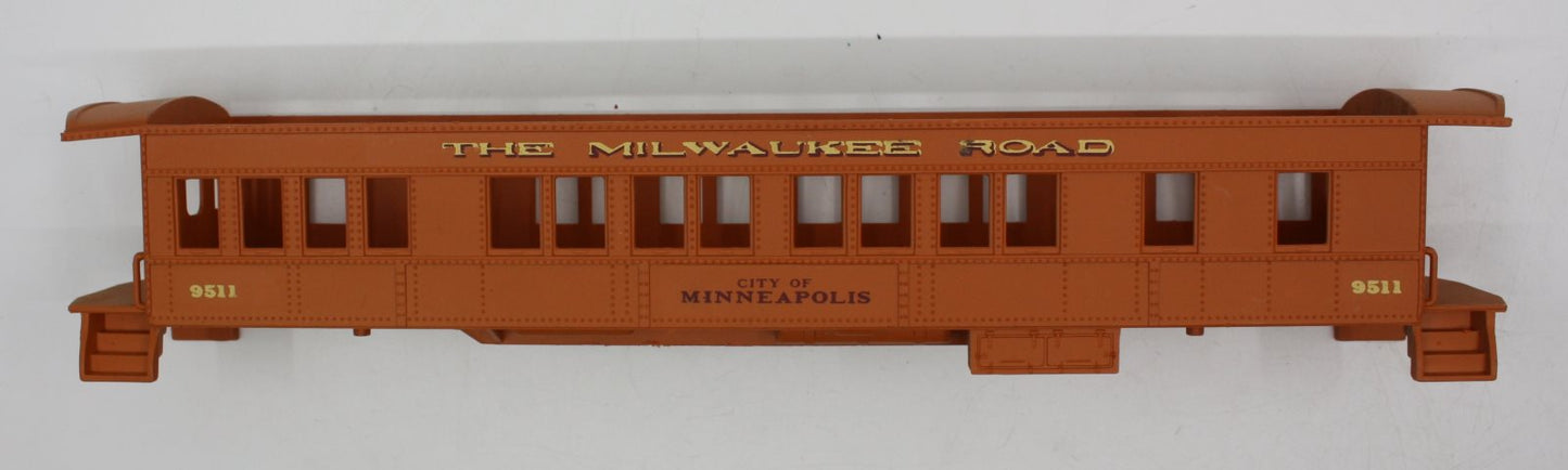 Lionel 9511-3 Milwaukee Road City of Minneapolis Passenger Car Shell