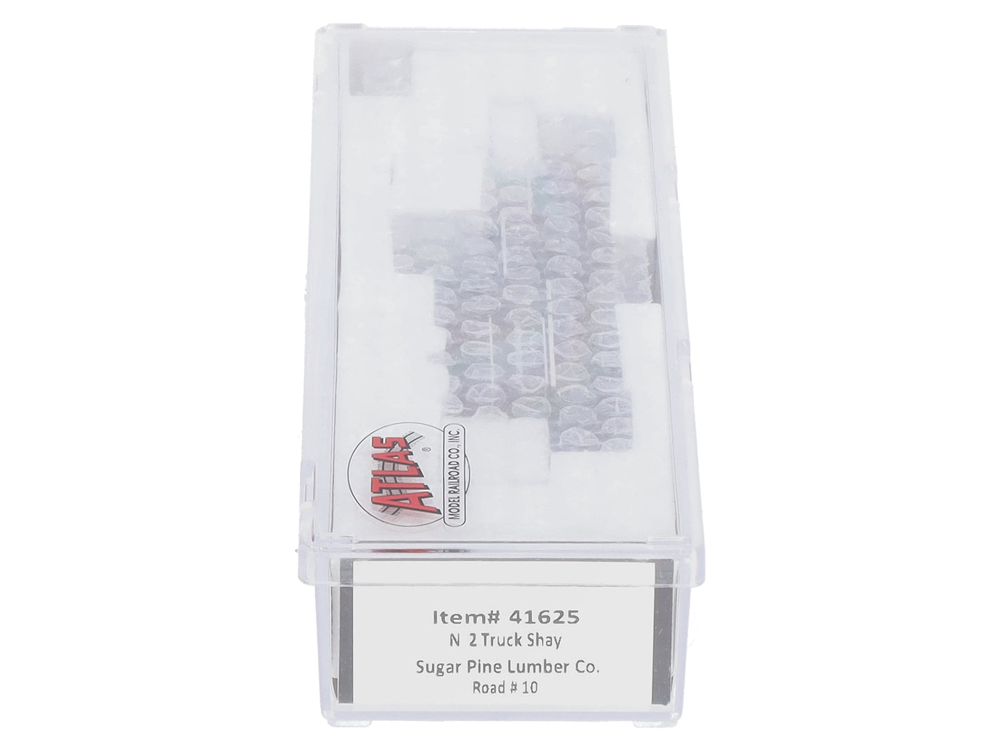 Atlas 41625 N Sugar Pine Lumber Co 2-Truck Shay Steam Locomotive #10 LN/Box