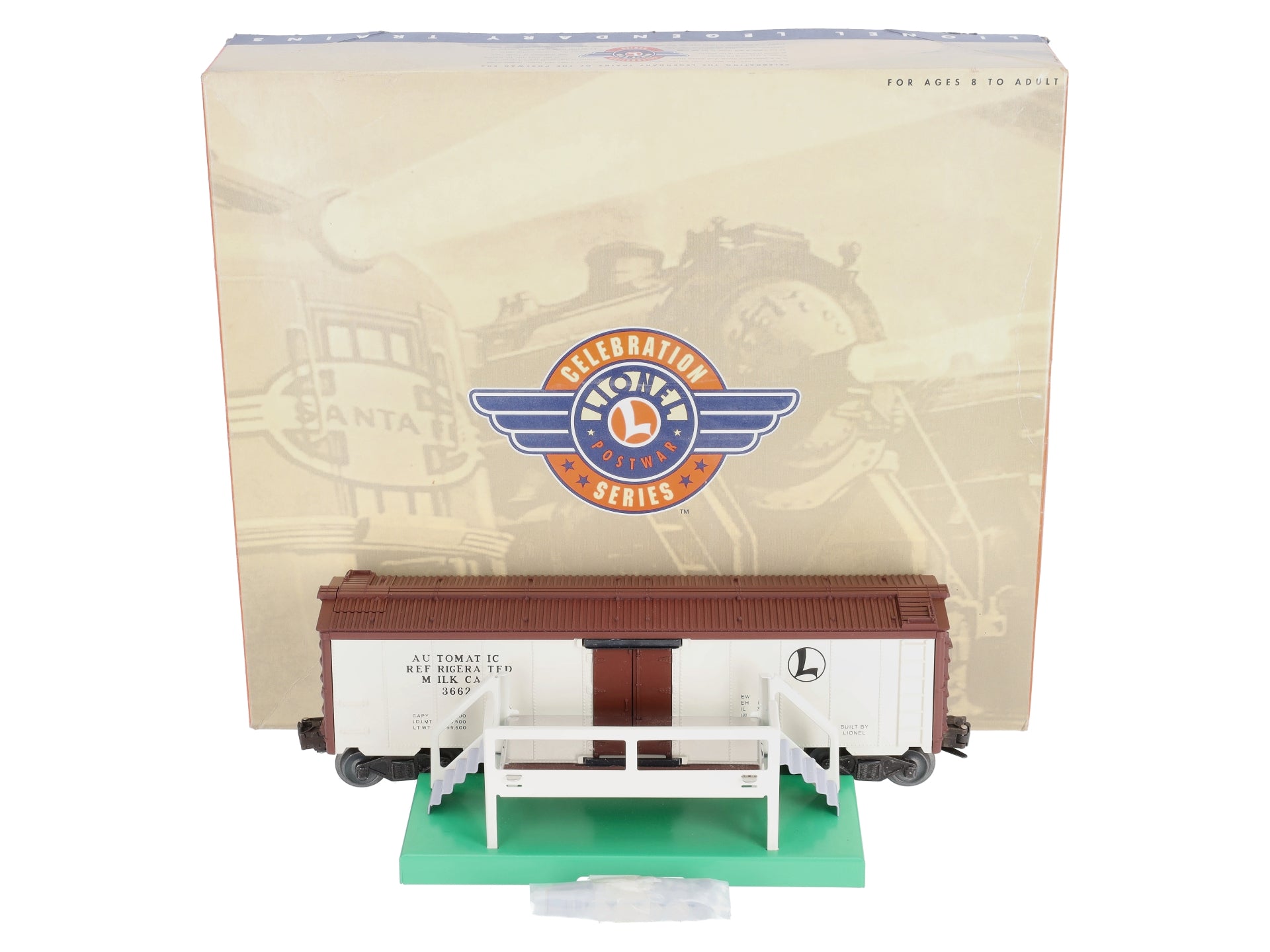 Lionel 6-19554 O PWC Operating Milk Car Set MT/Box