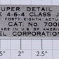 Lionel 700E-105 Lionel Super Locomotive Hudson Type 4-6-4 Series 5340 Name Plate