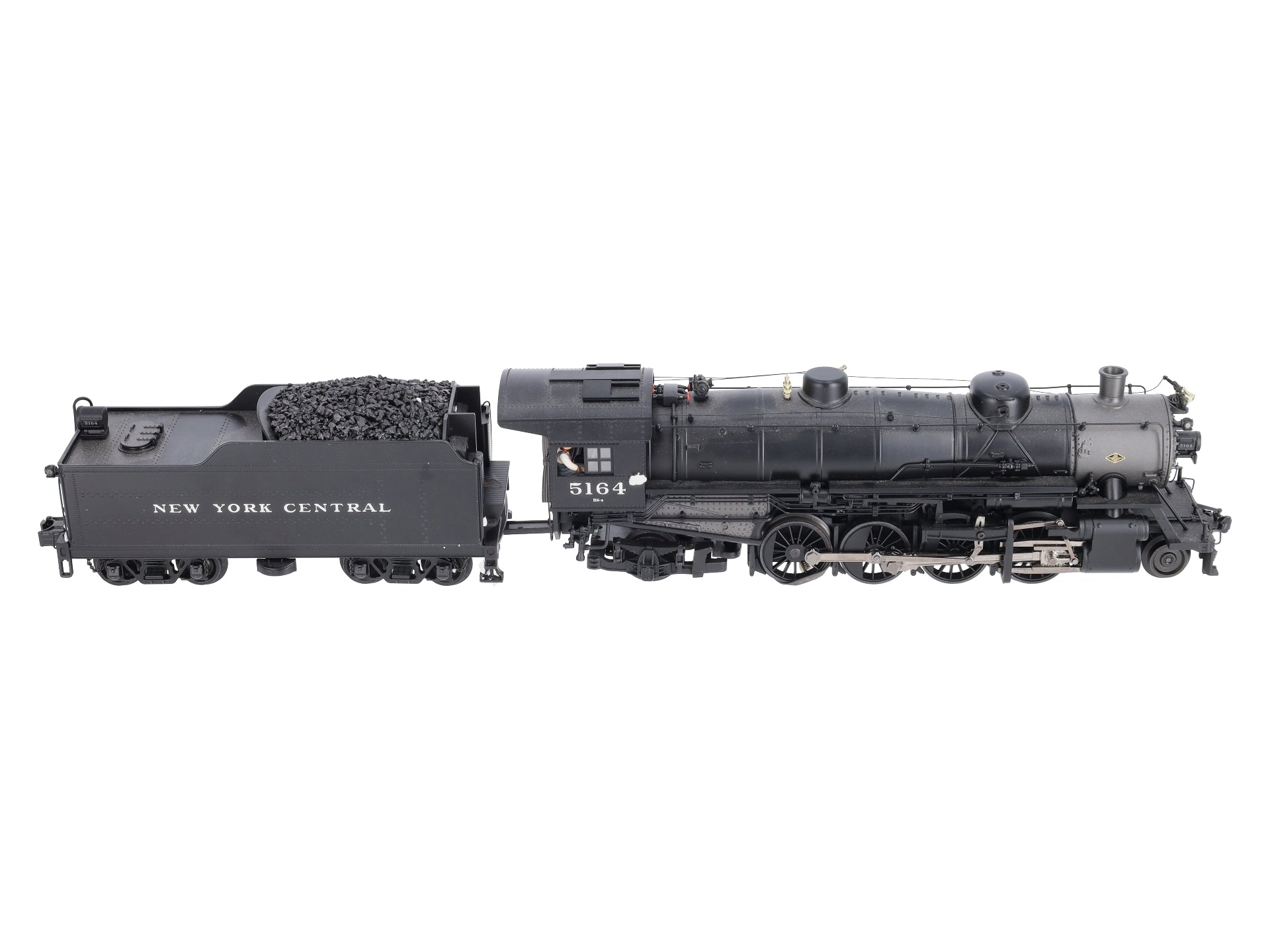 MTH 20-3285-1 NYC 2-8-2 USRA Lt Mikado Steam Engine HiRail w/PS2 #5164