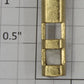 Lionel 381E-100 Brass Step -Fits 9E, 381E