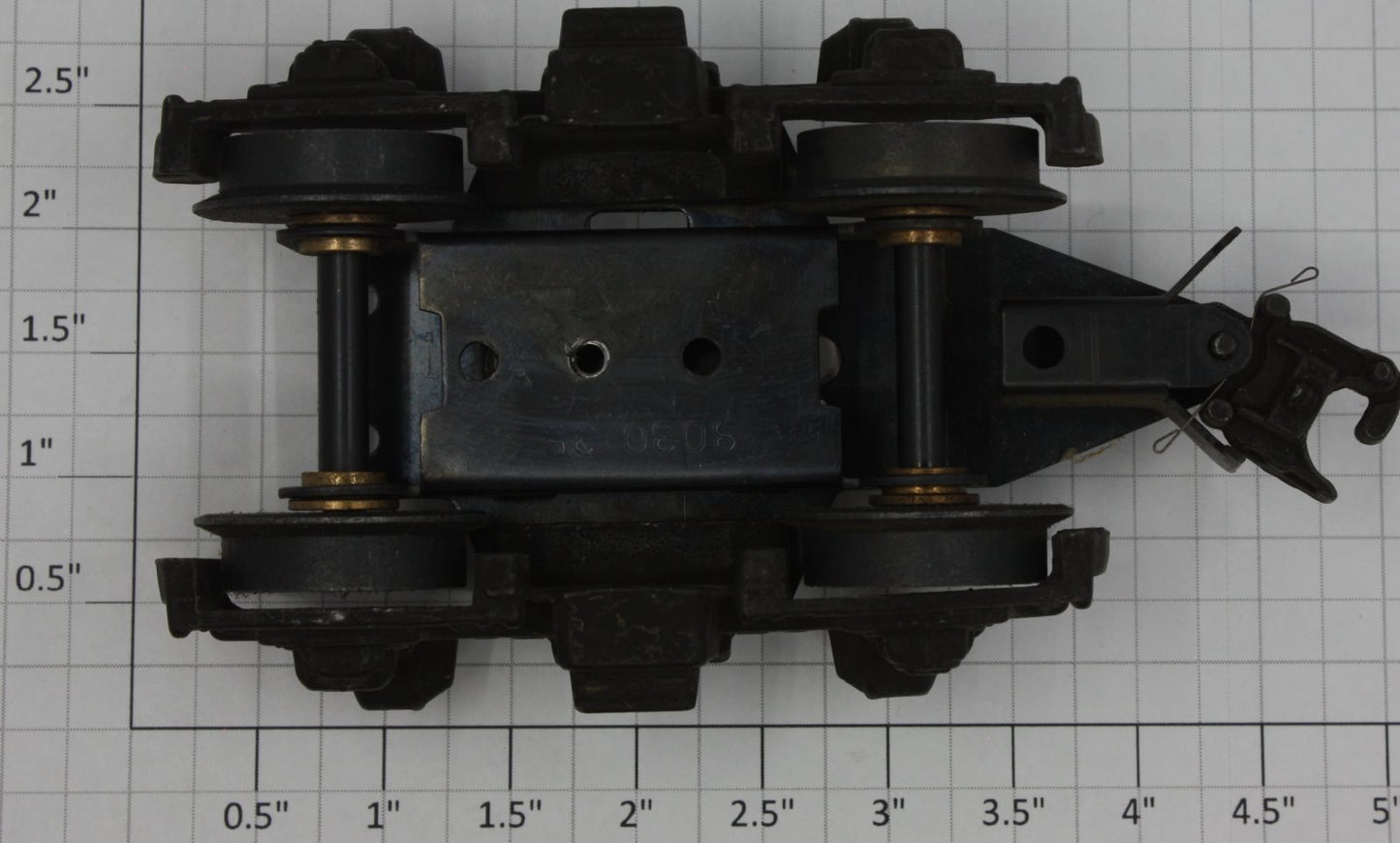 Lionel 8371-150 Complete Black Truck Assembly with Pickup