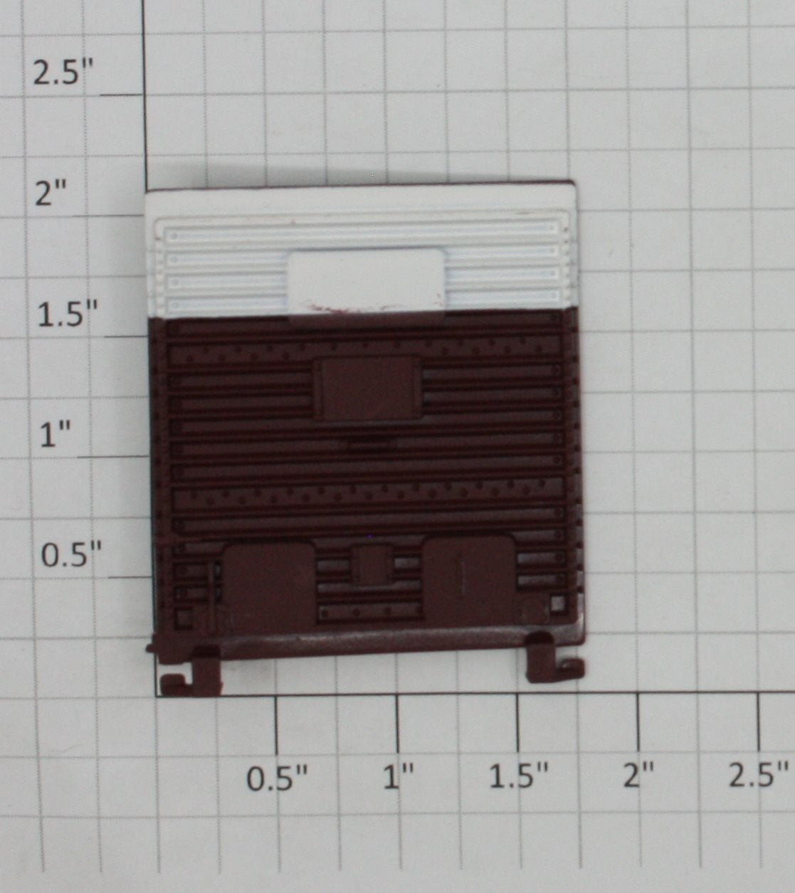 Lionel 9218-12 Monon Mail Maroon Two-Tone Multi-Panel Box Car Door with Guides