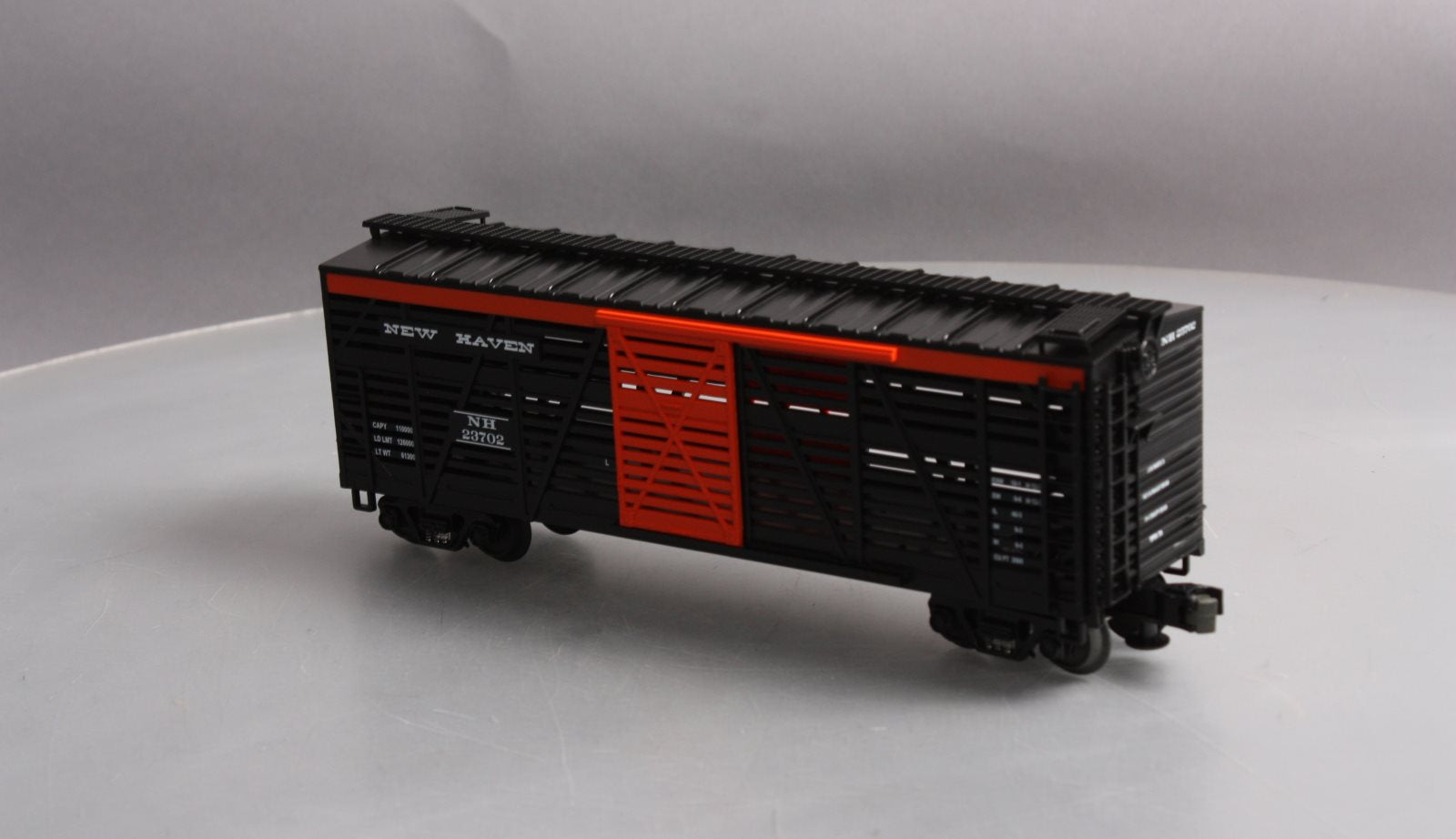MTH 20-90027E O Gauge New Haven Premier Stock Car #23702 EX/Box