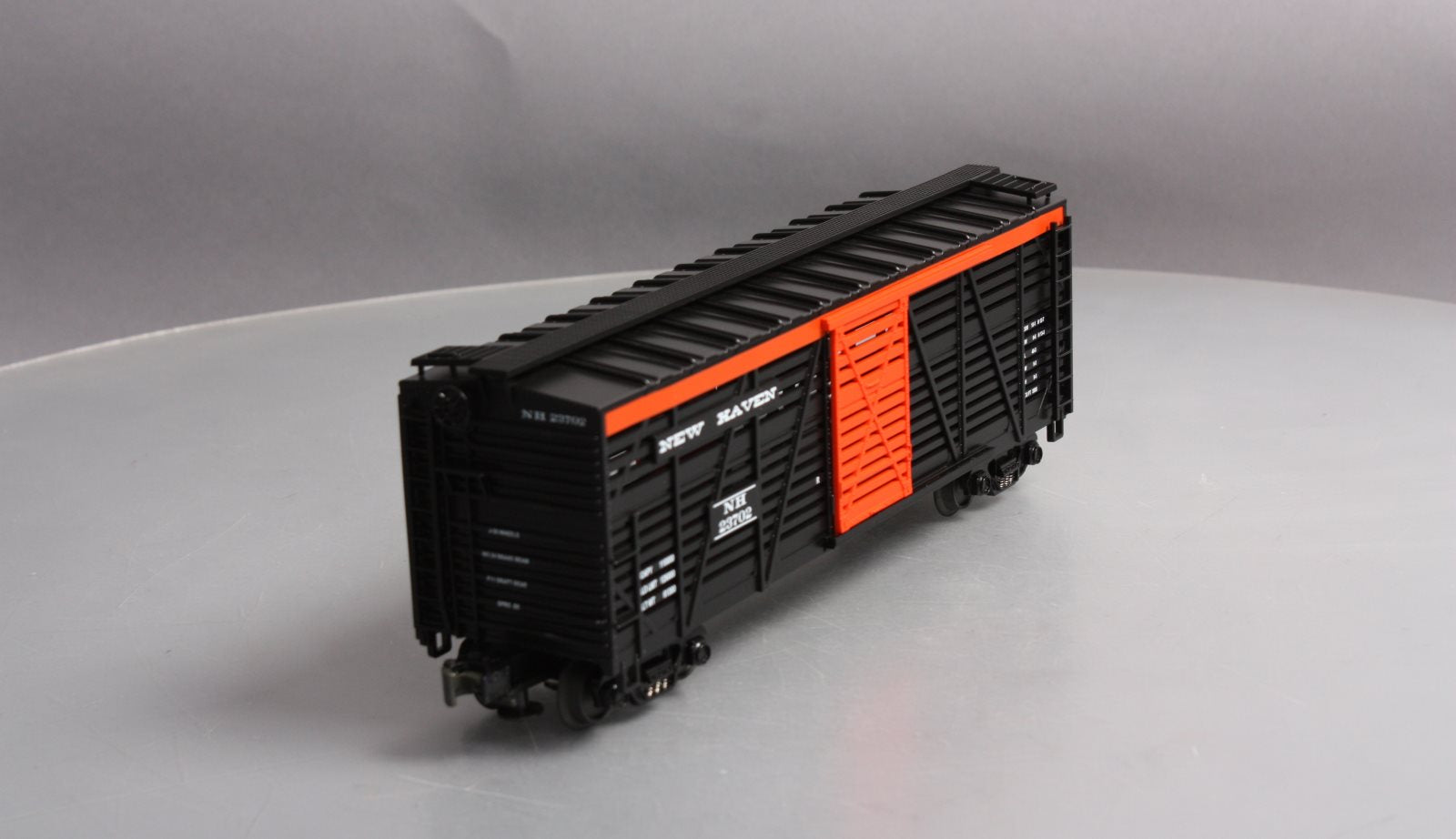 MTH 20-90027E O Gauge New Haven Premier Stock Car #23702 EX/Box
