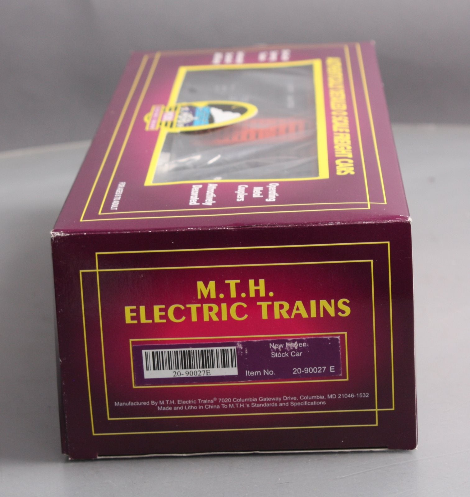 MTH 20-90027E O Gauge New Haven Premier Stock Car #23702 EX/Box