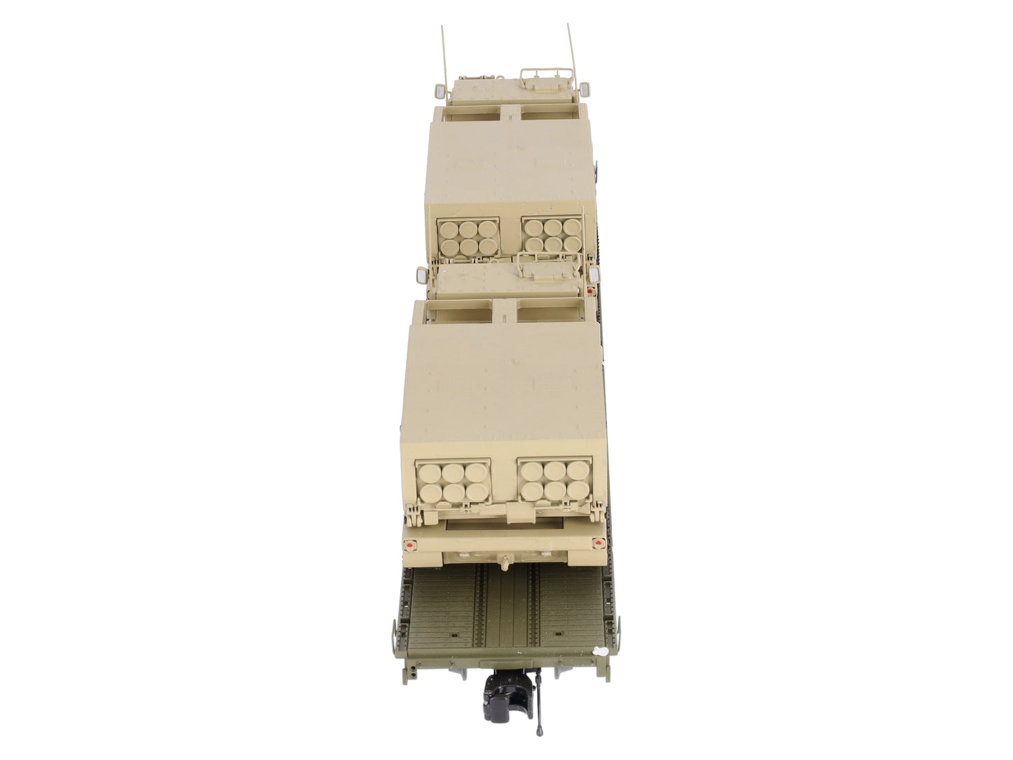 MTH 20-95470 U.S. Army Premier 60' Flat Car w/2 M270 Rocket Launchers #40230