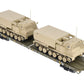 MTH 20-95470 U.S. Army Premier 60' Flat Car w/2 M270 Rocket Launchers #40230