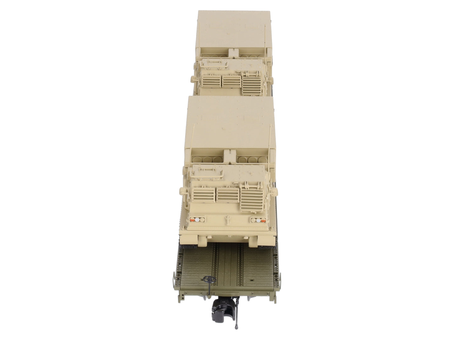 MTH 20-95470 U.S. Army Premier 60' Flat Car w/2 M270 Rocket Launchers #40230