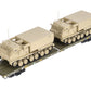 MTH 20-95470 U.S. Army Premier 60' Flat Car w/2 M270 Rocket Launchers #40230
