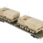 MTH 20-95470 U.S. Army Premier 60' Flat Car w/2 M270 Rocket Launchers #40230