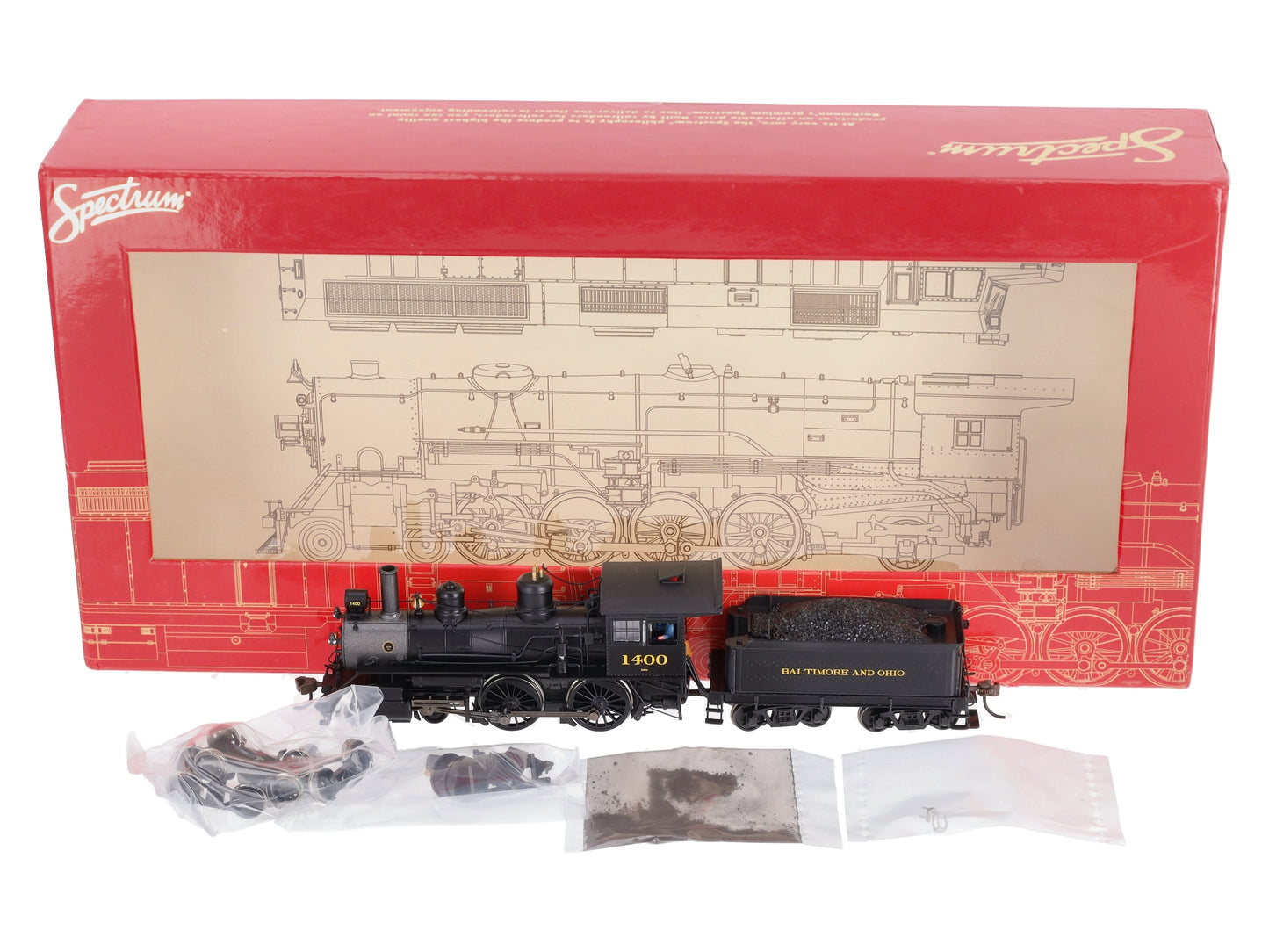 Bachmann 80106 HO Baltimore & Ohio Baldwin 4-4-0 Steam Locomotive & Tender w/DCC
