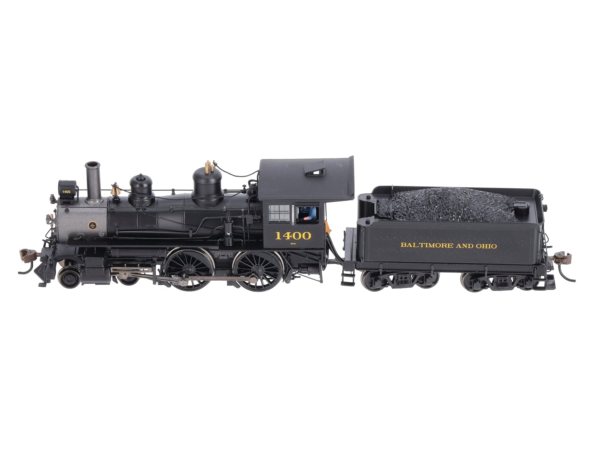 Bachmann 80106 HO Baltimore & Ohio Baldwin 4-4-0 Steam Locomotive & Tender w/DCC