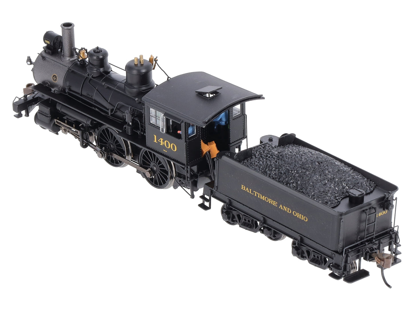 Bachmann 80106 HO Baltimore & Ohio Baldwin 4-4-0 Steam Locomotive & Tender w/DCC