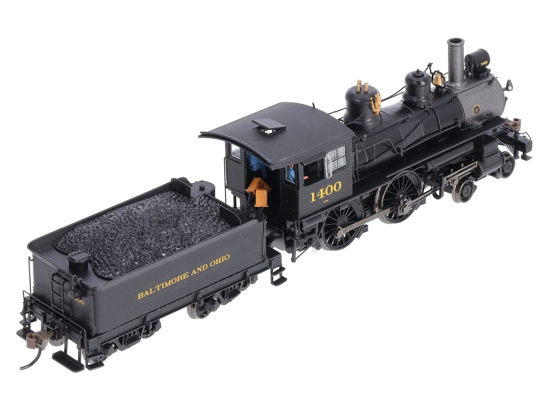 Bachmann 80106 HO Baltimore & Ohio Baldwin 4-4-0 Steam Locomotive & Tender w/DCC