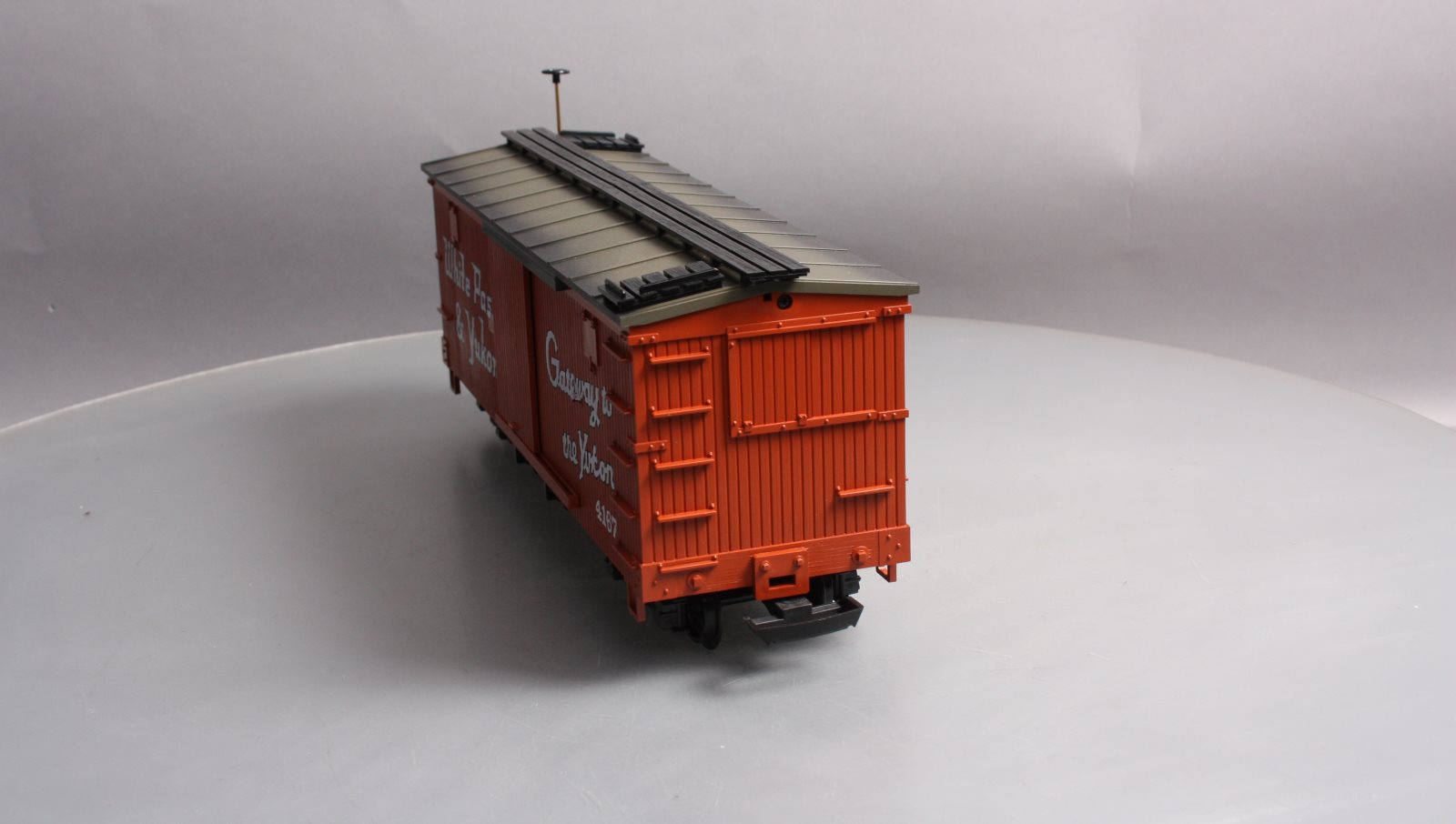LGB 4167 G Scale White Pass & Yukon Wood Boxcar LN/Box
