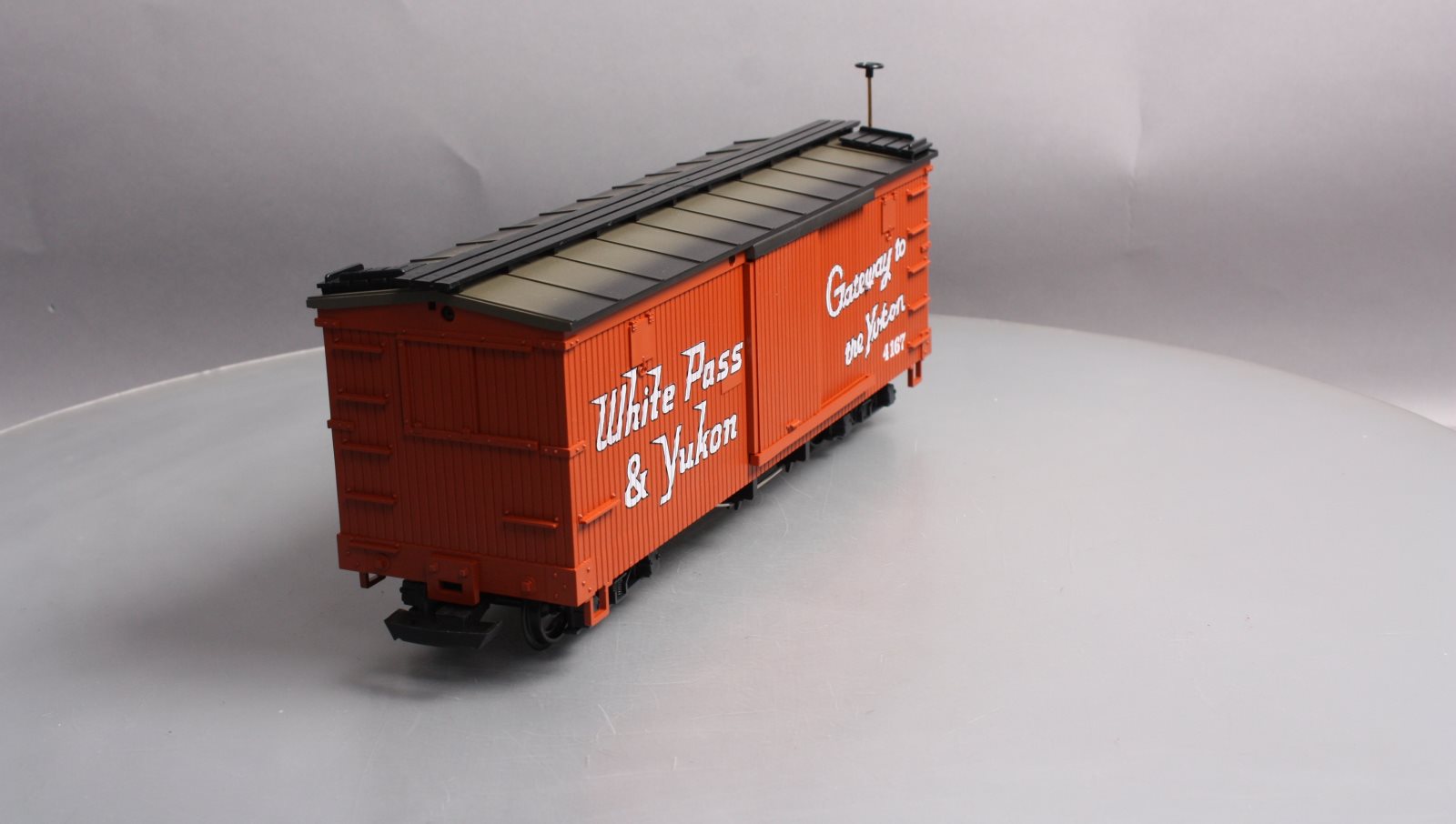LGB 4167 G Scale White Pass & Yukon Wood Boxcar LN/Box