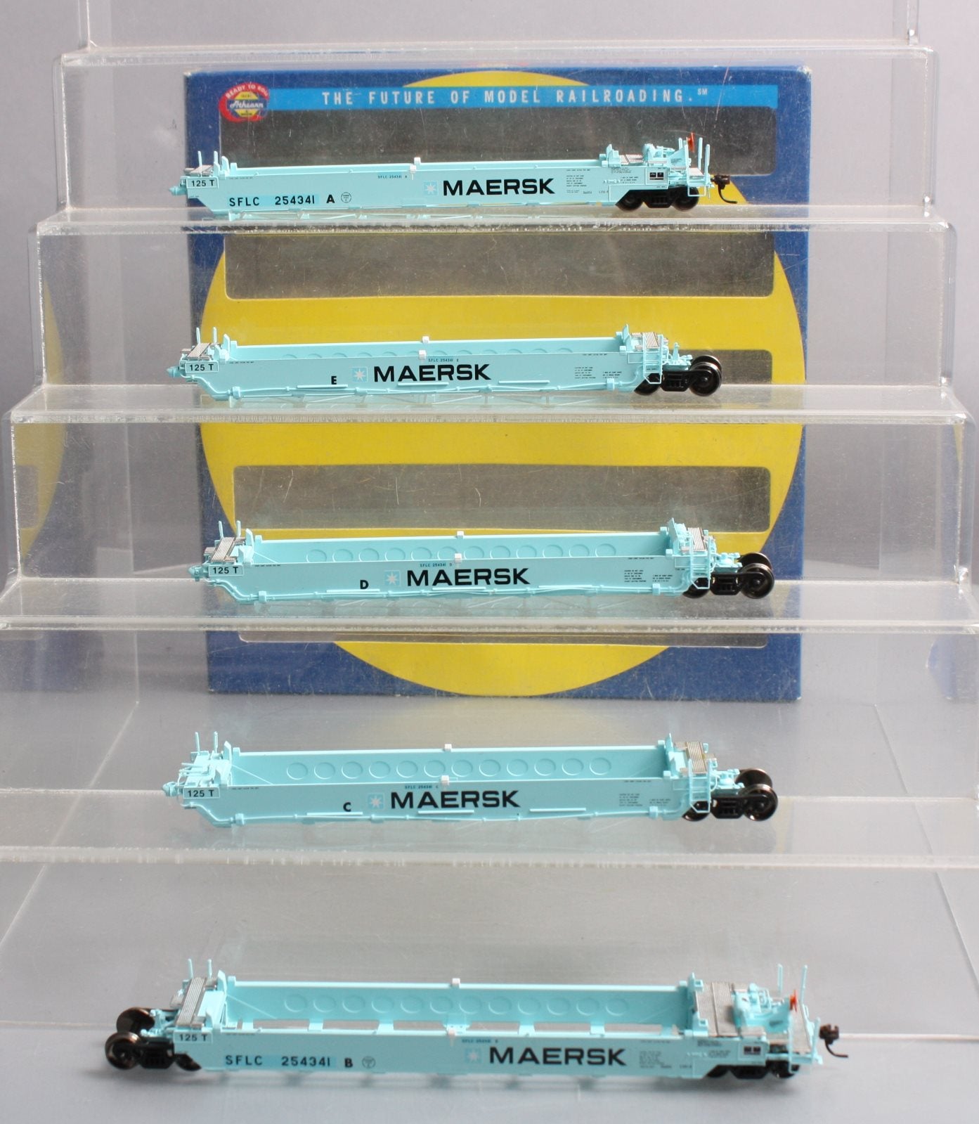 Athearn 95046 HO SFLC Maxi I/Early Ready-To-Run #1 (Pack of 5) NIB