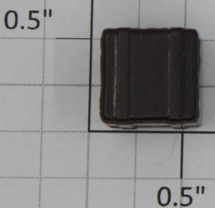 Lionel 3814-53 O Gauge Plain Black Merchandise Cube w/ Straps-Sold Individually