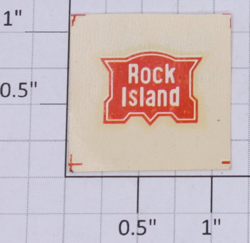 Lionel 8563-8 Rock Island Alco A Diesel Water Soluble Nose Decal