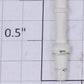 Lionel 4153-6 White Smoke Stack