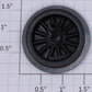 Lionel 249E-21 O Gauge Black 12-Spoked Geared Wheel with Eccentric Stud