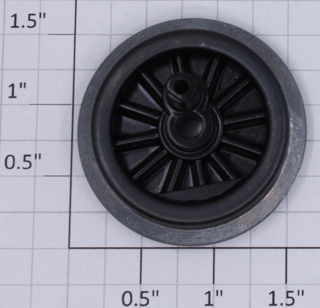 Lionel 249E-21 O Gauge Black 12-Spoked Geared Wheel with Eccentric Stud