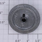 Lionel 249E-21 Black Geared Wheel with  Nickel Rim with Eccentric Stud
