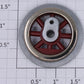 Lionel SLS-260E-15 Red Spoked Geared Drive Wheel with Teardrop Screw Boss