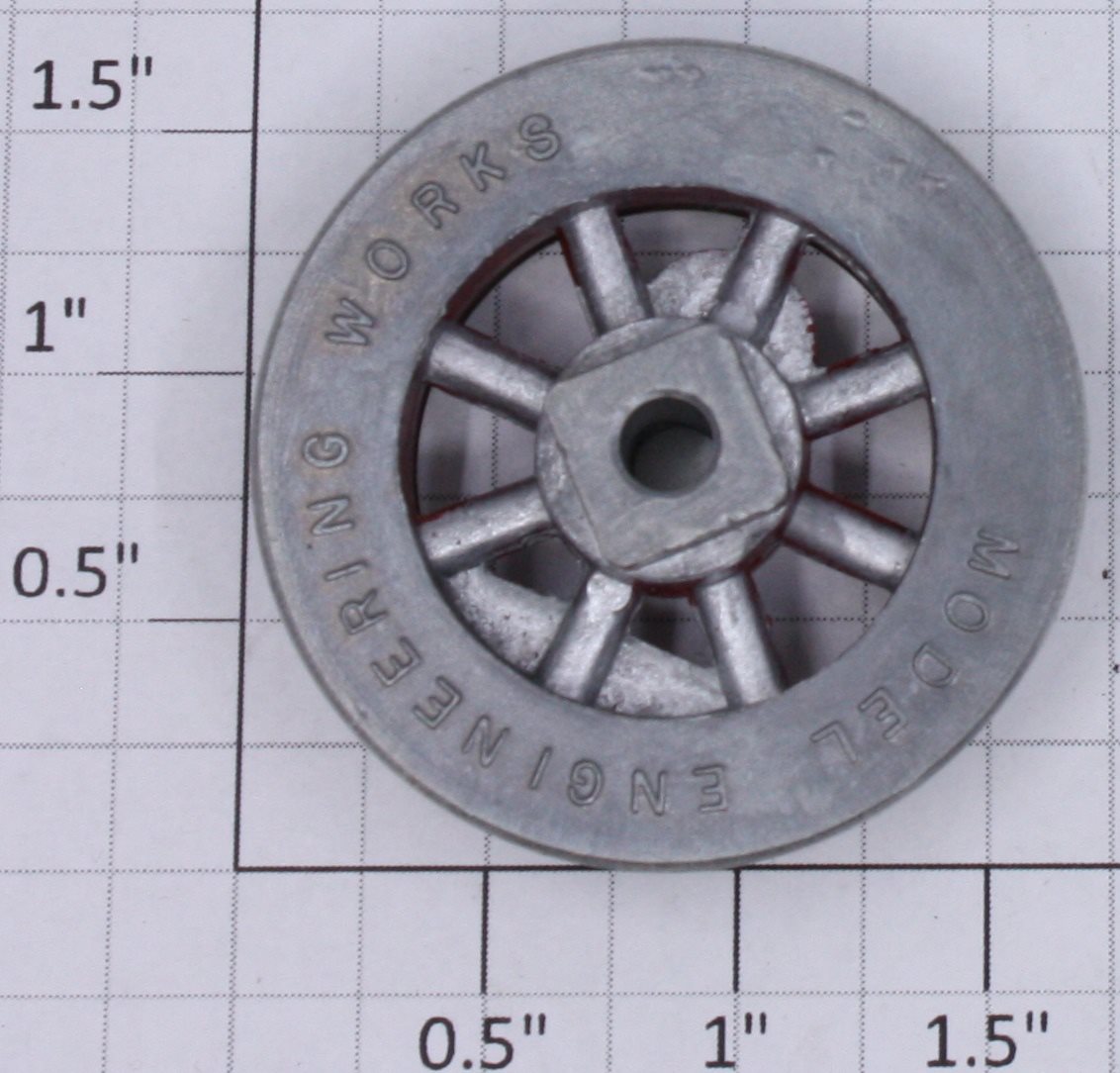 Lionel SLS-260E-15 Red Spoked Geared Drive Wheel with Teardrop Screw Boss