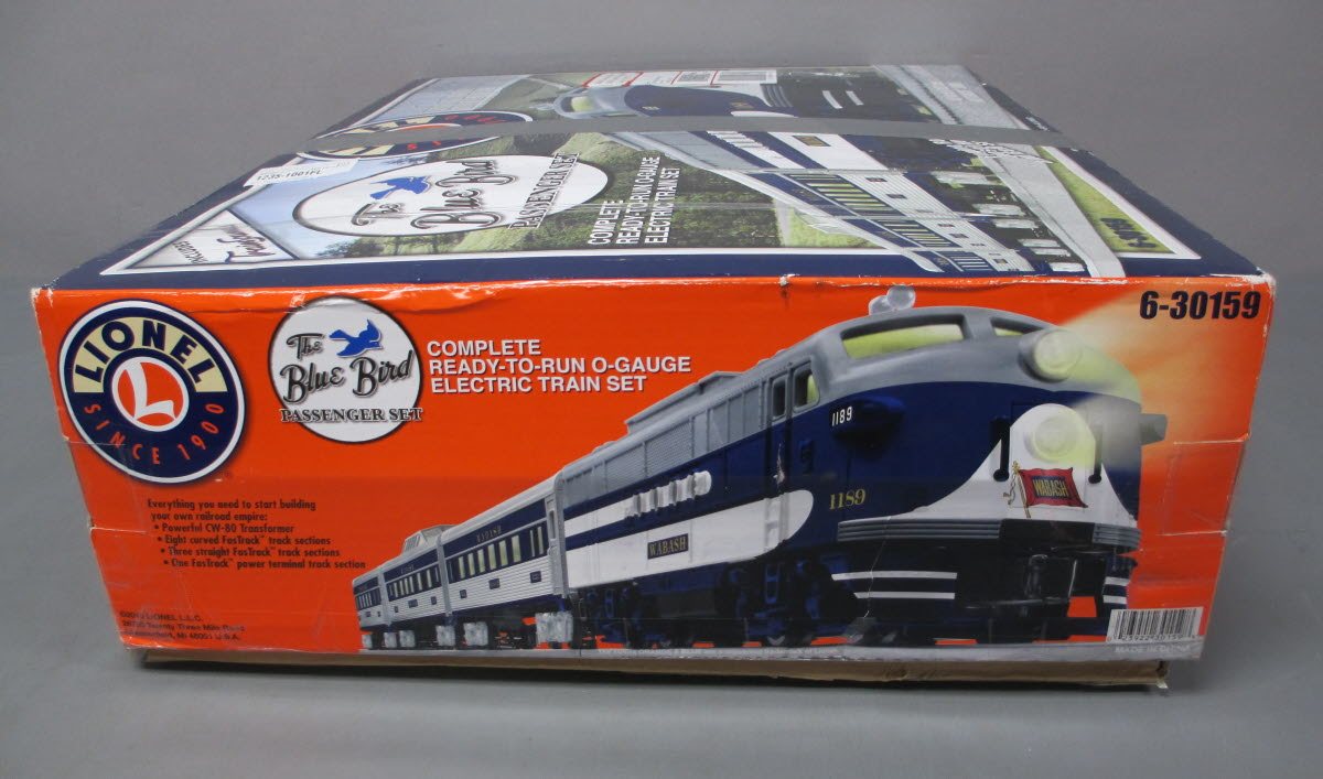 Lionel 6-30159 Wabash The Blue Bird O Gauge Diesel Passenger Train Set