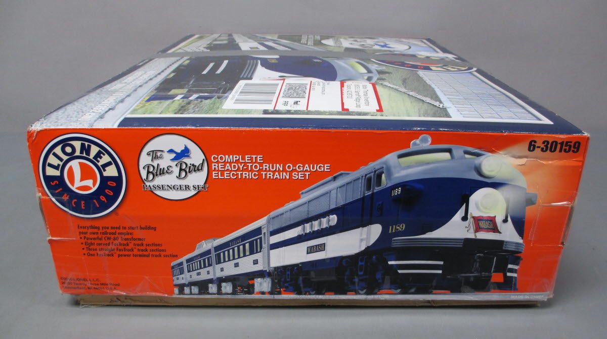 Lionel 6-30159 Wabash The Blue Bird O Gauge Diesel Passenger Train Set